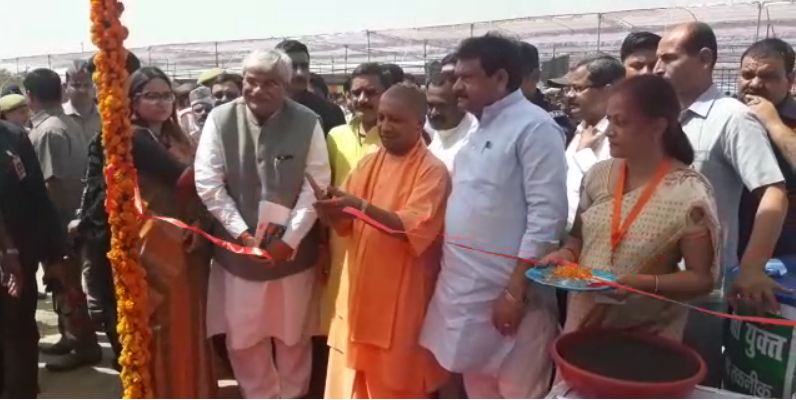 Chief Minister Yogi Adityanath in Firozabad