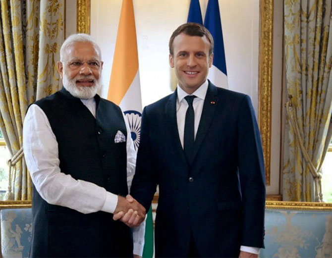 PM Narendra Modi Visit UP With President Of France Emmanuel Macron