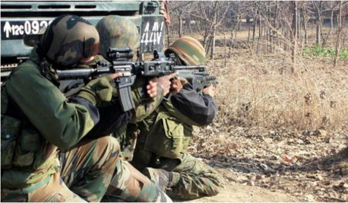 encounter between security personnel and terrorists in kashmir