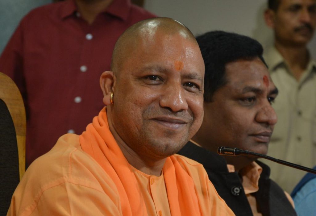 Press Conference by CM Adityanath