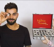 The team of Madame Tussauds expert artists flew in from London to meet Kohli for the sitting