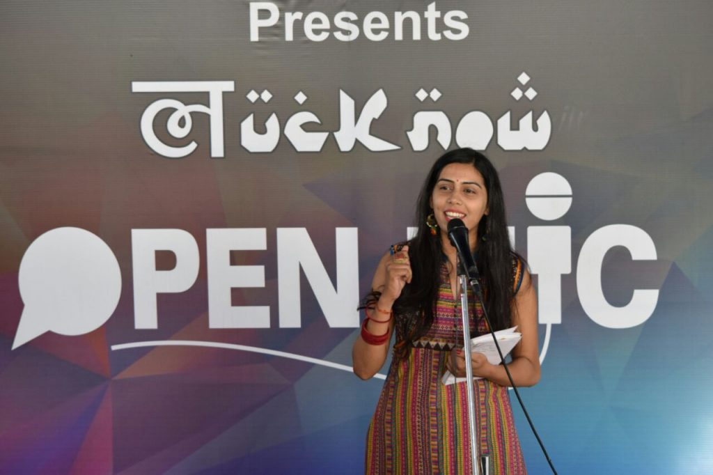 Evening of 9th edition of the Lucknow Open Mic