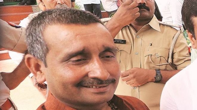 BJP MLA kuldeep singh senger criminal story gang rape murder charged