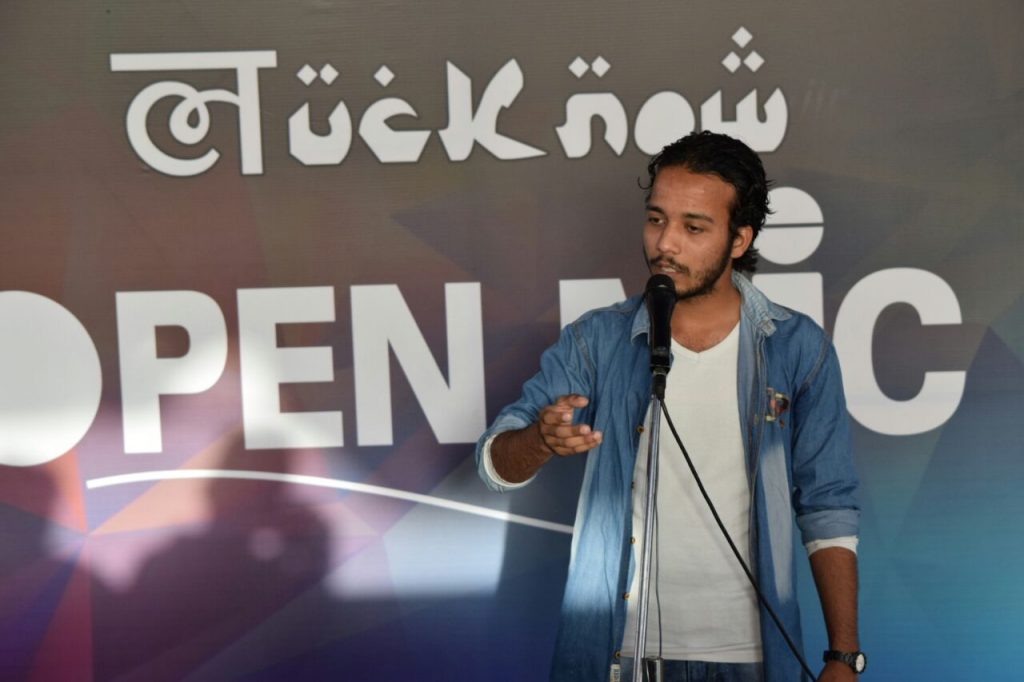 Evening of 9th edition of the Lucknow Open Mic