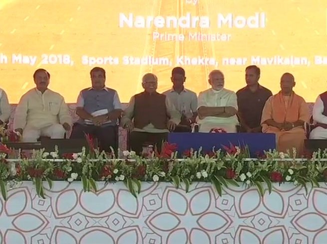 pm-modi-inaugurates eastern peripheral expressway