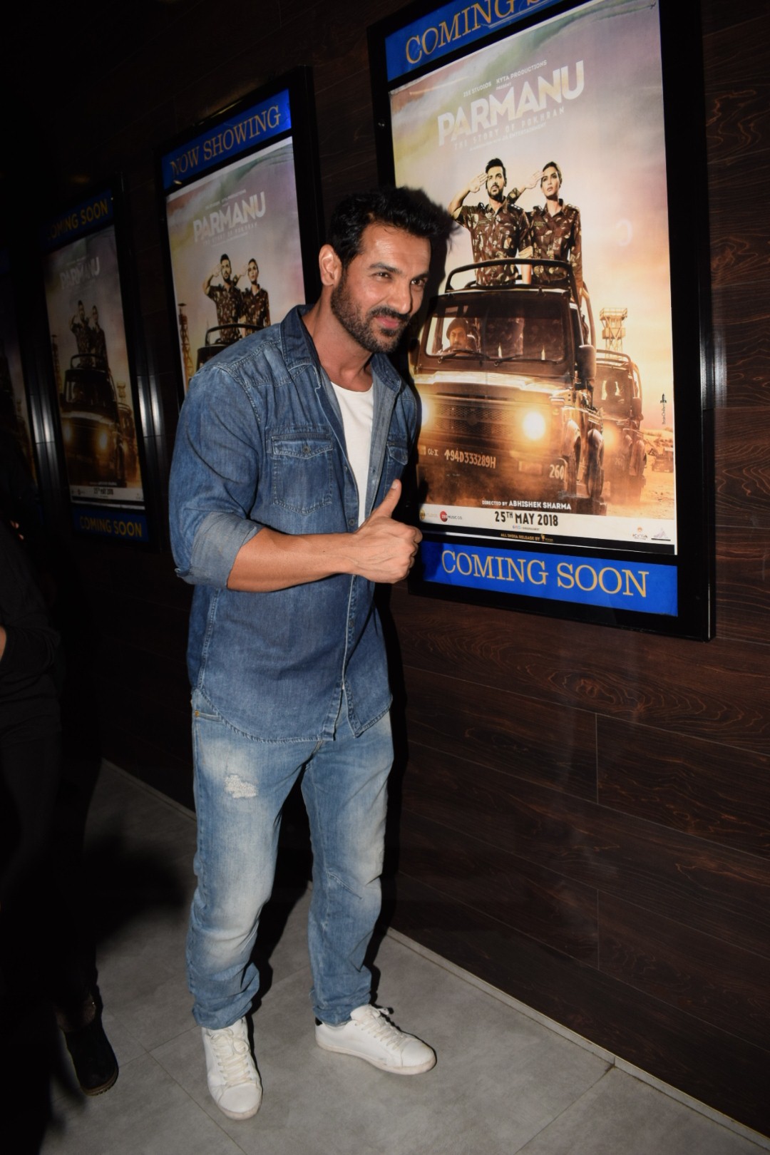 John Abraham film Parmanu Special Screening mumbai