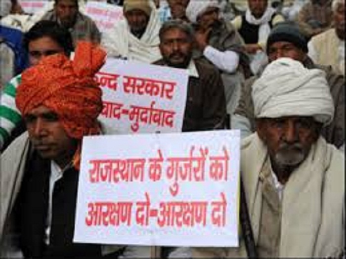 rajasthan gujjar-agitation-for-reservation-starts-15th-may