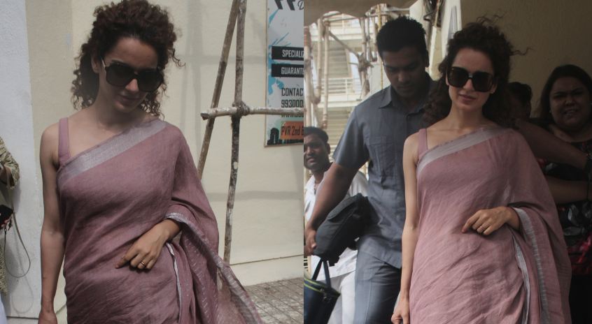 Kangana Ranaut snapped at PVR Juhu after watching 'Raazi'