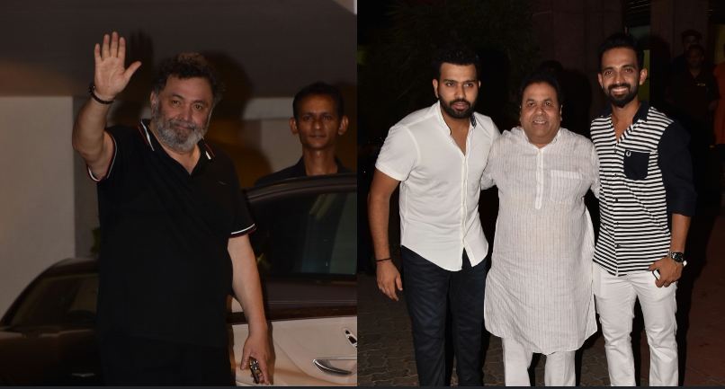 Rishi Kapoor and Indian cricketers attend Ravi Shashtri's Birthday Party