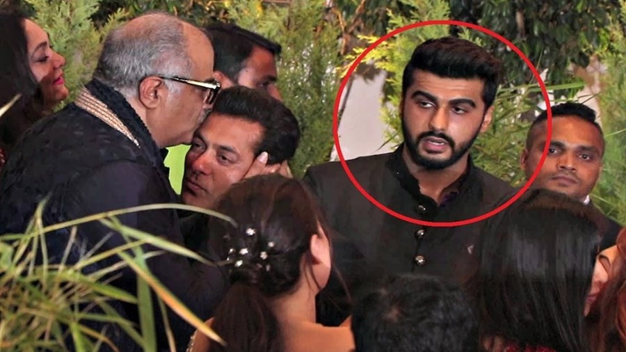 Arjun Kapoor ignored Salmaan Khan at Sonam Kapoor's reception