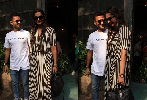 Sonam Kapoor steps out for a Coffee Date with Anand Ahuja