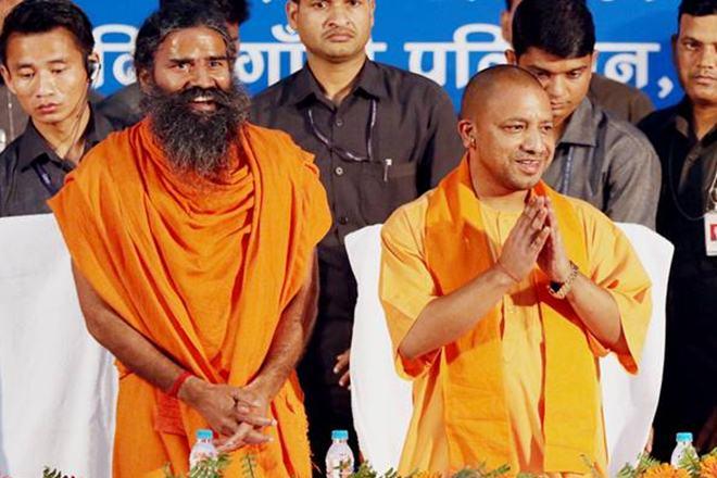 cm yogi talk baba-ramdev-not shifted patanjali-food-park