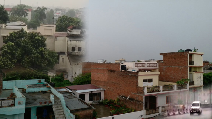 Heavy rain over UP monsoon run up latest updates