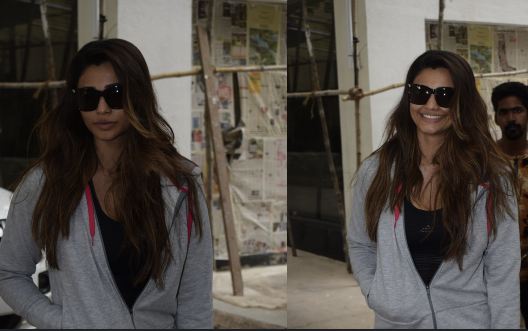 Daisy Shah at Sunny Sound Studio for 'RACE3' Dubbing