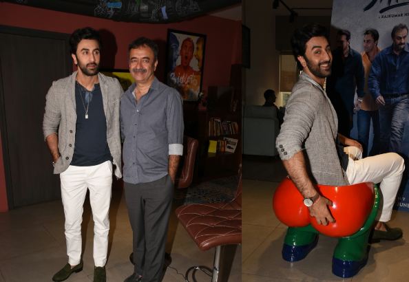 Photos: Promotions of film 'SANJU' at Rajkumar Hirani's office