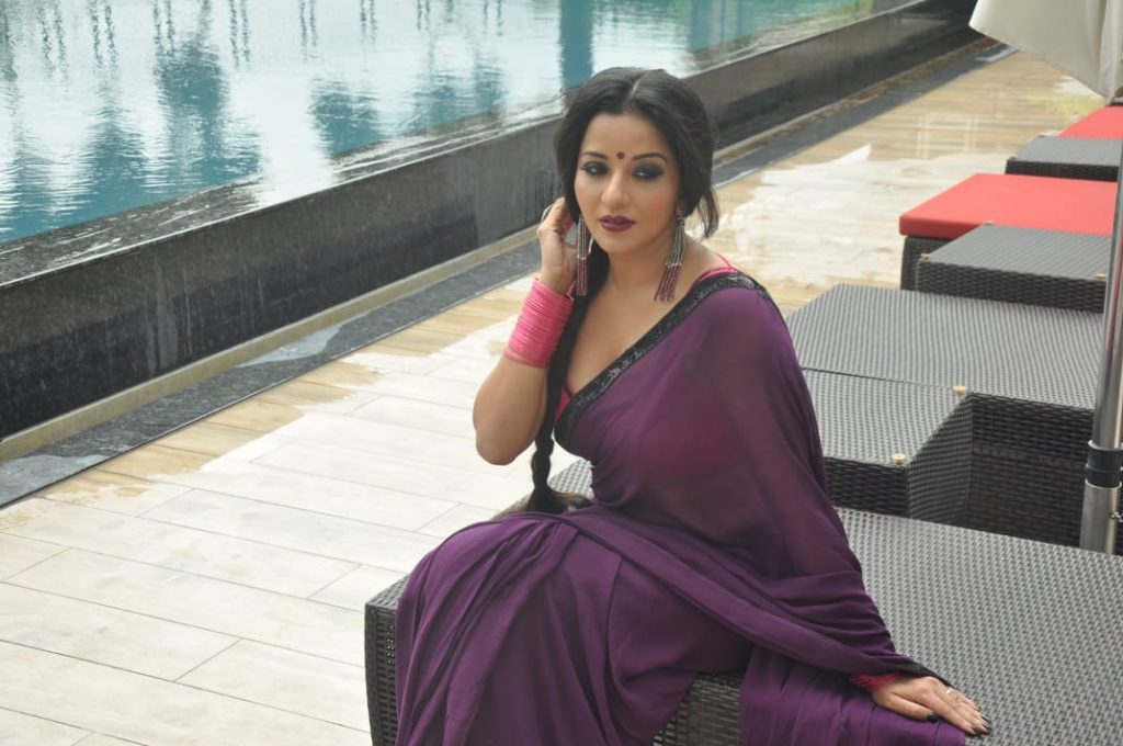 Bhojpuri Actress Monalisa visits Lucknow for promoting her upcoming show 'Nazar'