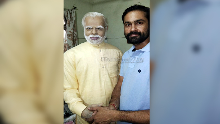 Saharanpur: Prime Minister Narendra Modi Statue Made by Great Devotee daily worship