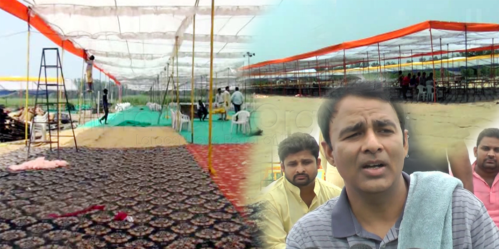 BJP MLA Sangeet Som Mango Party: enjoy Hookah at farmhouse