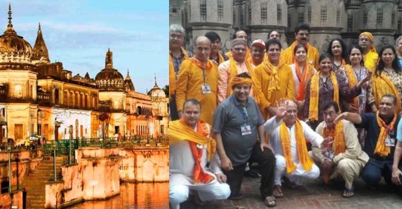 A group of 150 NRI Indians from 12 countries reached