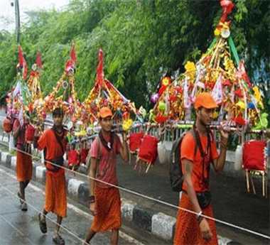 A kanvad For construction of Ram Mandir in Ayodhya