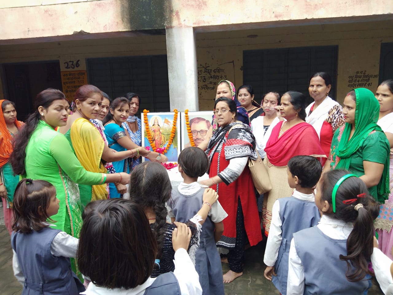 BJP mahila morcha celebrates Pt Deendayal Upadhyaya Anniversary