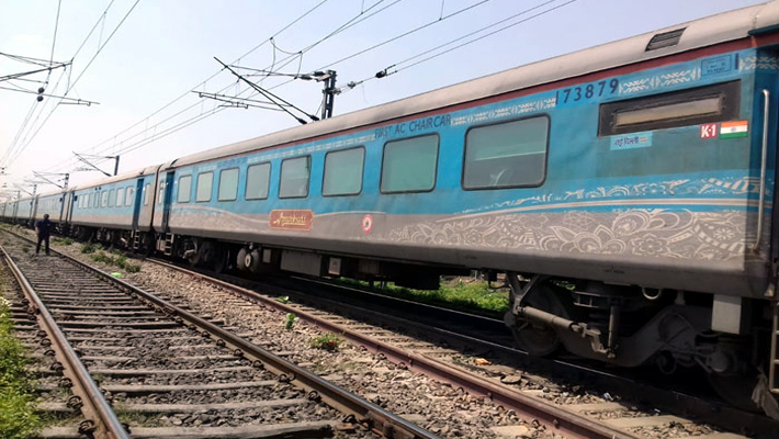 Shatabdi Express Got Saved From Short Circuits