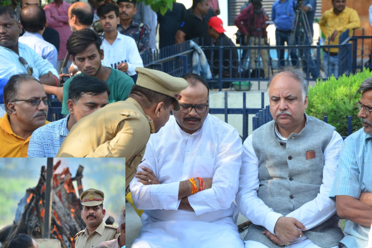 Vivek Tiwari Funeral in Lucknow-2