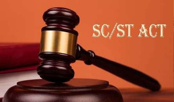 administration did not allow assembly against SC/ST act