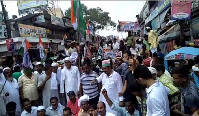 congress didn't get support for bharat band in muzaffarnagar