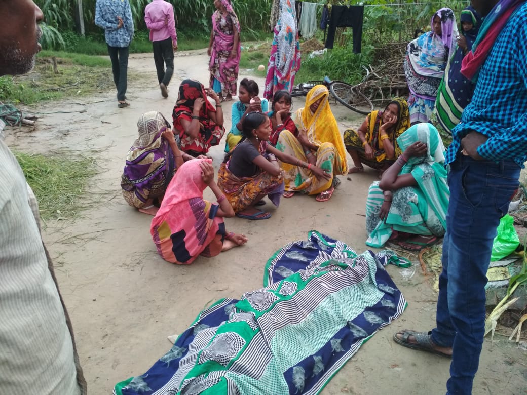 Wall of Temporary House Collapse, Old Man died in incident