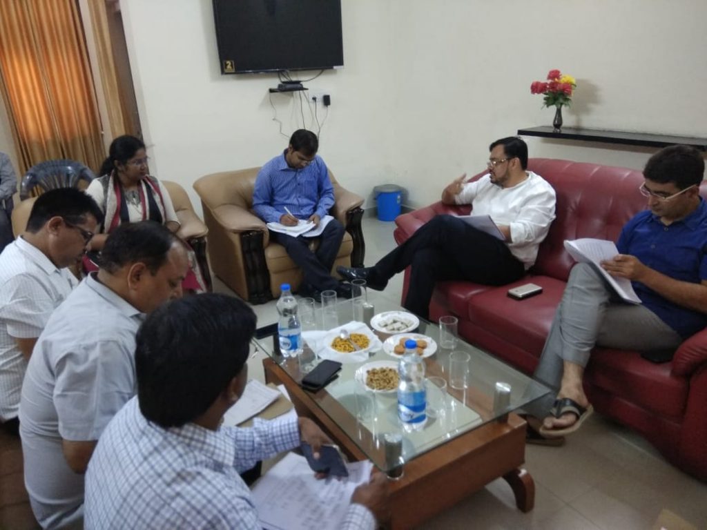 meeting of officials taking place in the wake of Lok Sabha elections