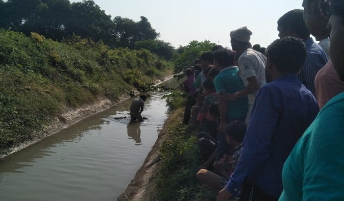 dead body found in miner, panic among near residents