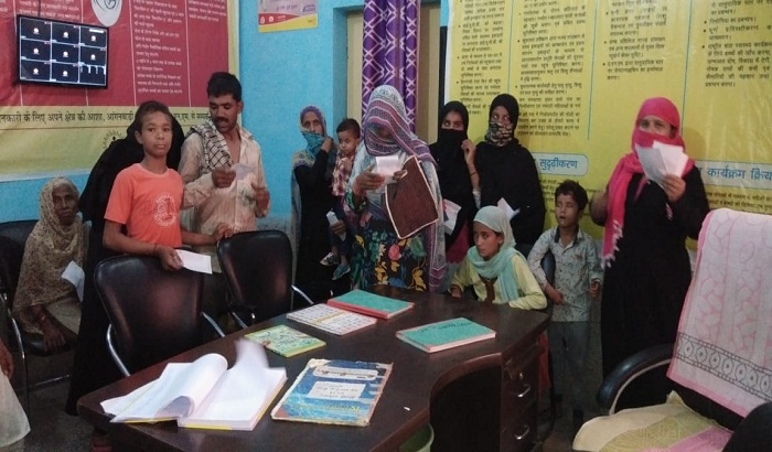 long queue of patients but doctor and staff unavailable