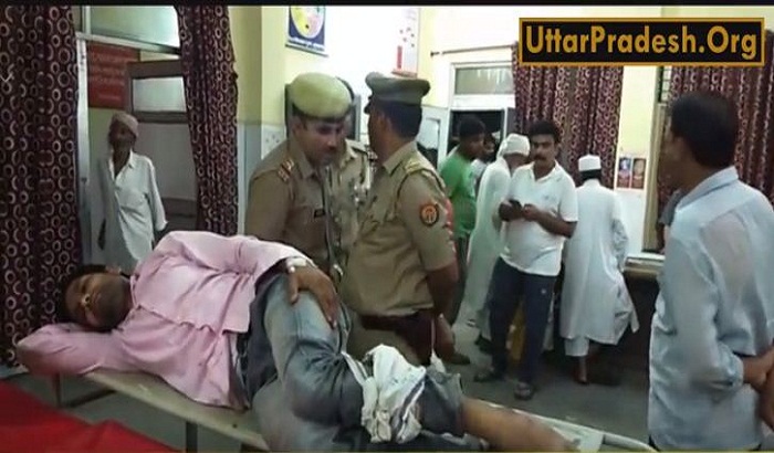 police gangster encounter muzaffarnagar, one injured