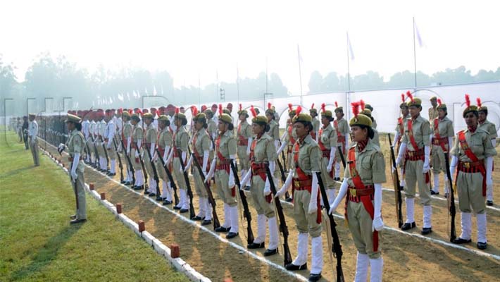 Police Smriti Diwas 2018: Rehearsal Parade Police Lines lucknow