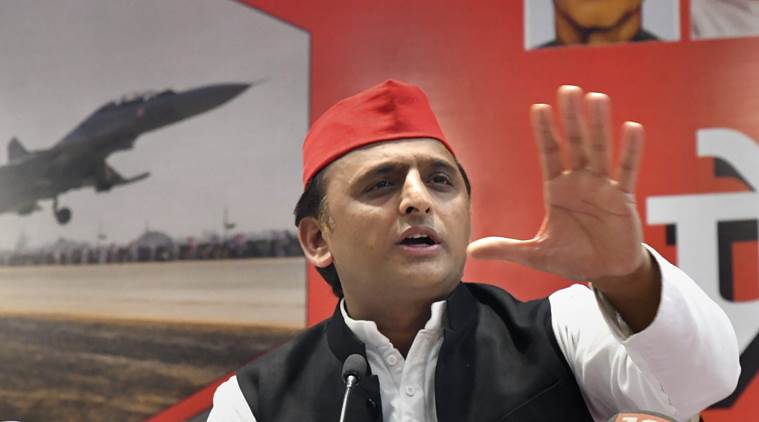 Samajwadi Party chief Akhilesh Yadav in Bhopal