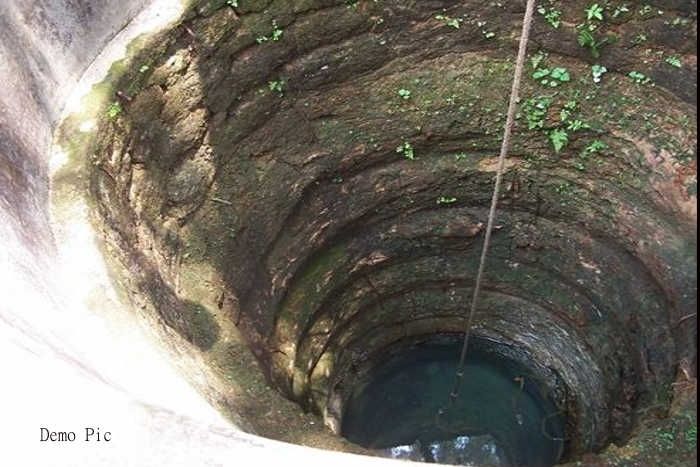 person fell in well missing with another Two men jump to save