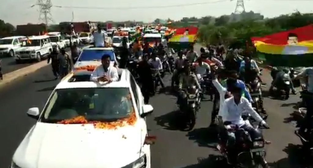 shivpal yadav road show