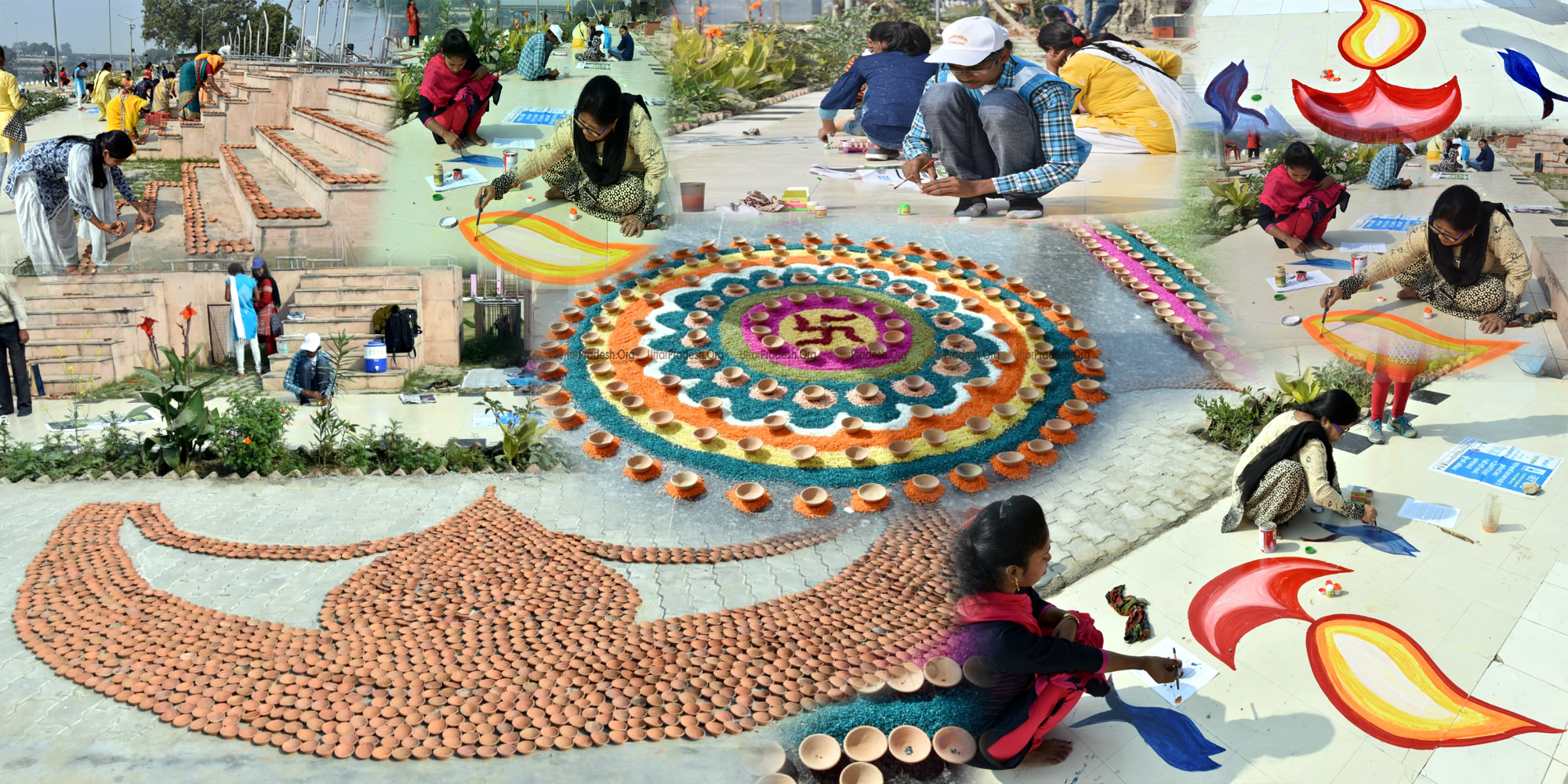 Dev Deepawali 2018 Preparation At Mankameshwar Ghat With 251000 Lamps