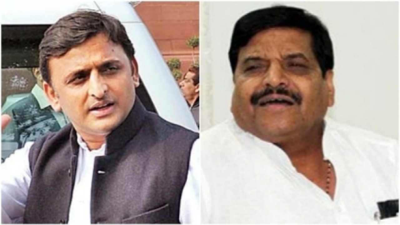 akhilesh and shivpal yadav