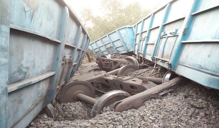 goods train accident