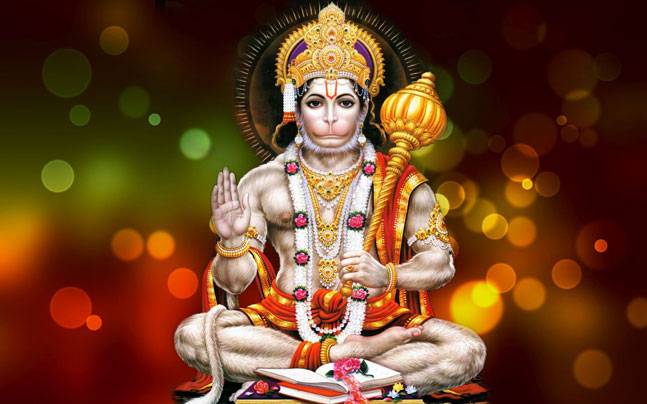 Politics underway lord Hanuman