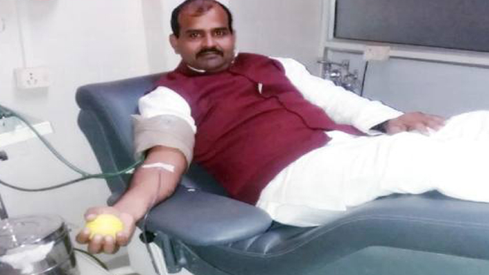 sp leader donated blood