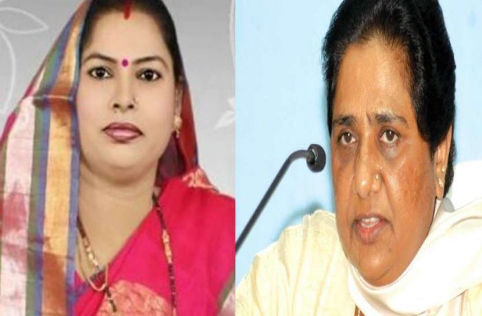 BSP supporters report against BJP MLA Sadhna Singh in the police station