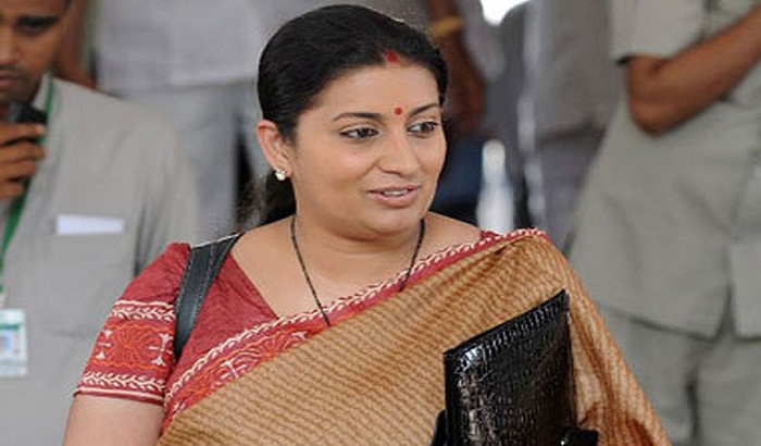 Smriti Irani targets Rahul Gandhi