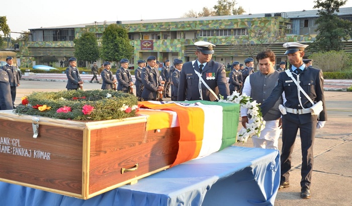 Shaheed Pankaj Kumar paid tribute to Energy Minister Shrikant Sharma