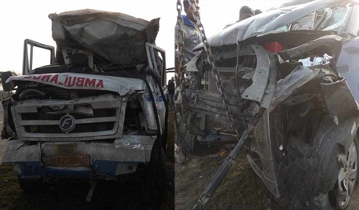 A painful accident at Yamuna Expressway, 7 people died on the spot.