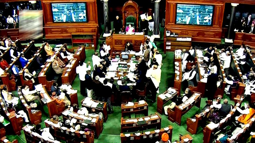 Parliament Opposition attack in Lok Sabha, TMC MP doing ruckus