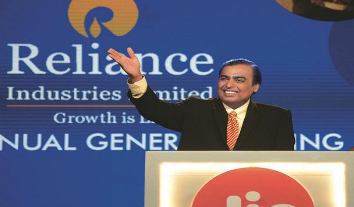 reliance industries declared profits