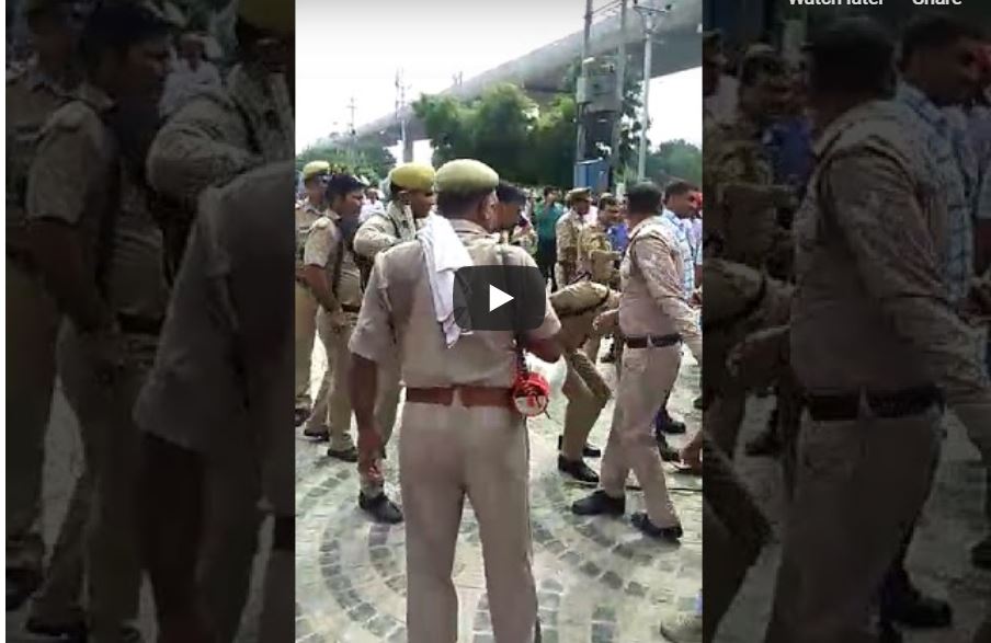 Greater Noida Police beat buyers